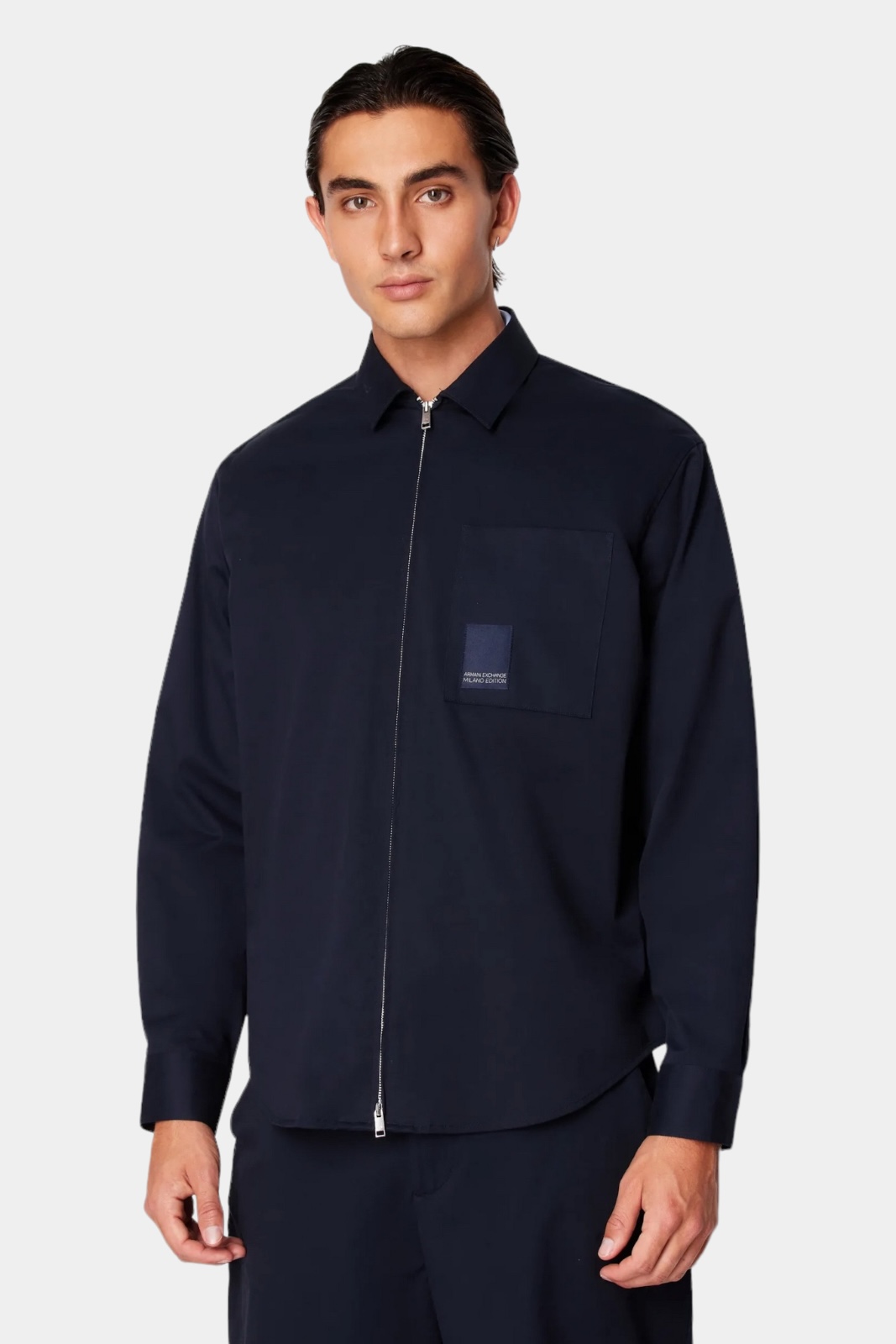 Темно-синя куртка-сорочка 3DZC06 ZN3TZ 15DK